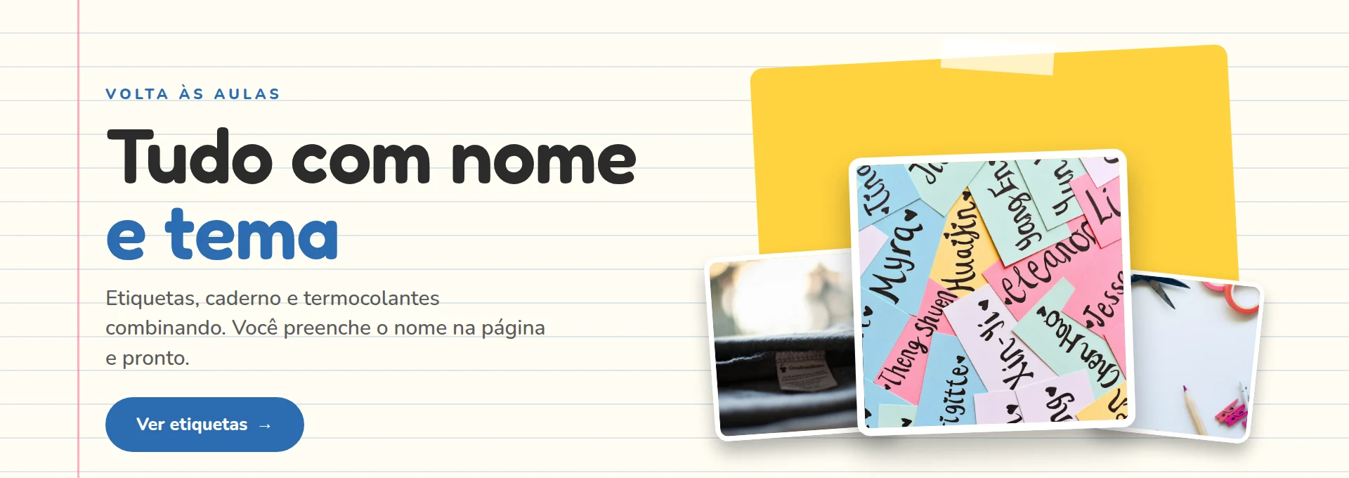 Papelaria Bem-te-vi — Tudo com nome