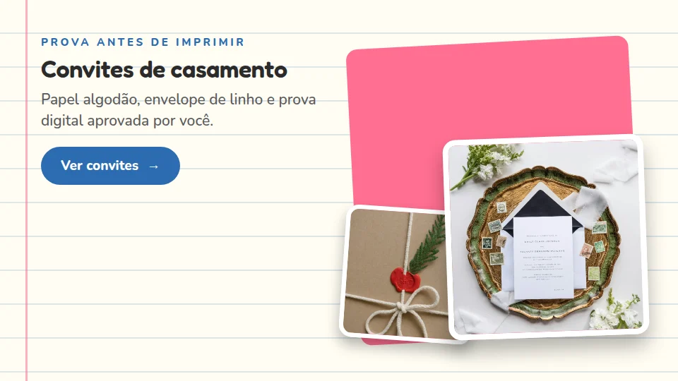 Papelaria Bem-te-vi — Convites de casamento